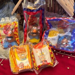 Vintage Burger King 1998 Toy Toys Set Mr. Potato Head Complete Meal Kids Club